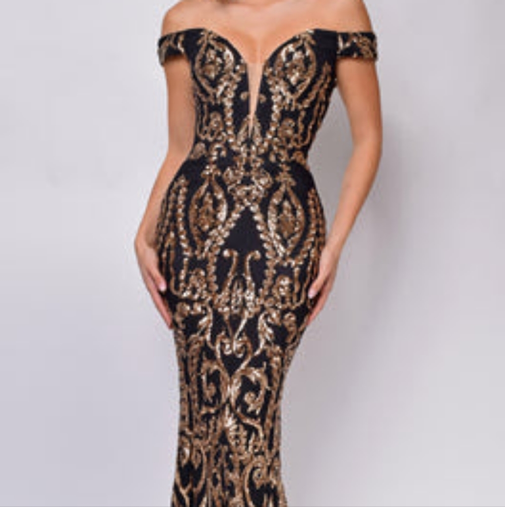 Black & Gold gown